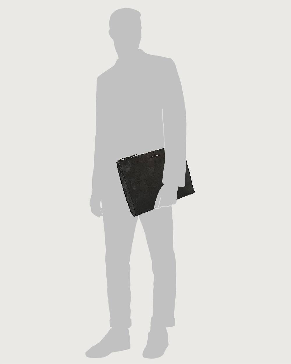 Orciani Pochette slim Skyline in pelle Outlet