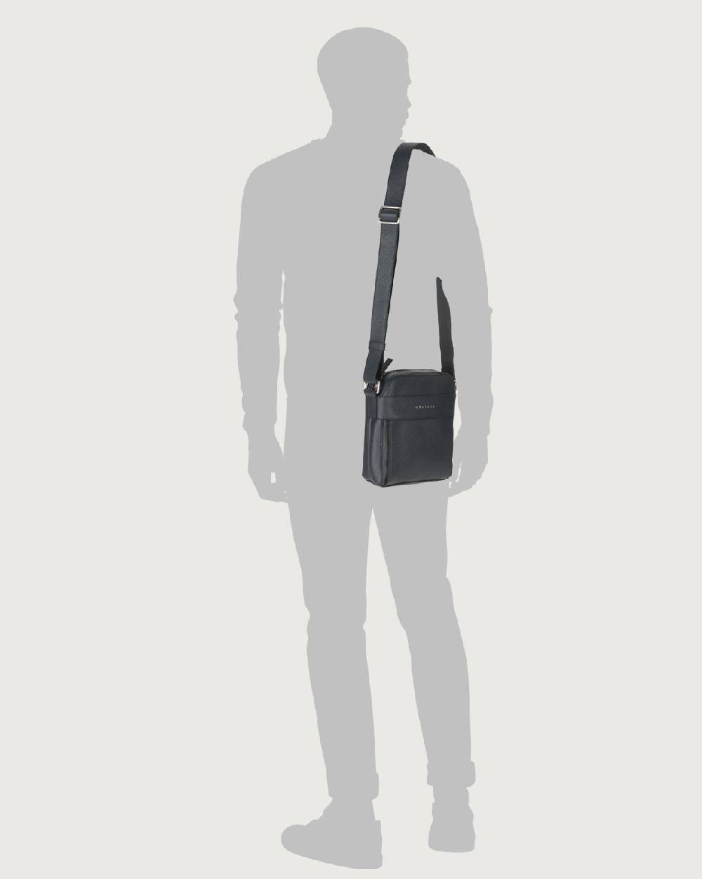 Orciani Borsa messenger piccola Micron in pelle Offerte