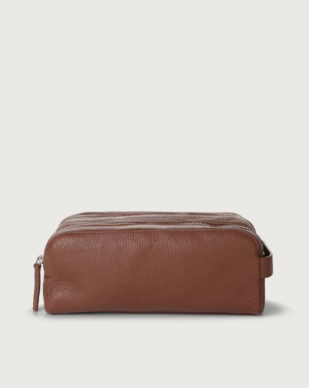 Orciani Beauty case Micron in pelle In Saldo