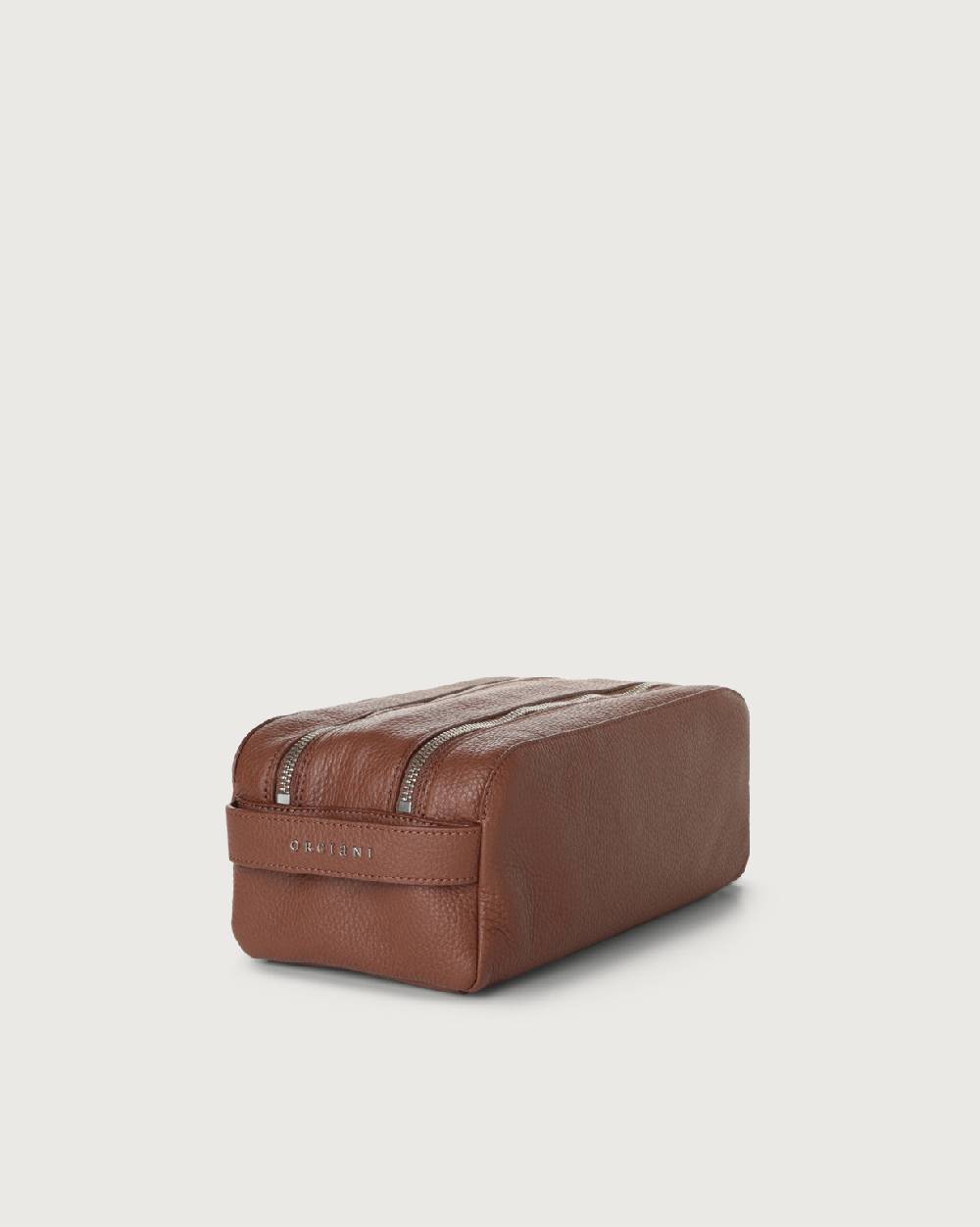 Orciani Beauty case Micron in pelle In Saldo