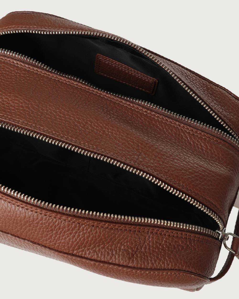 Orciani Beauty case Micron in pelle In Saldo