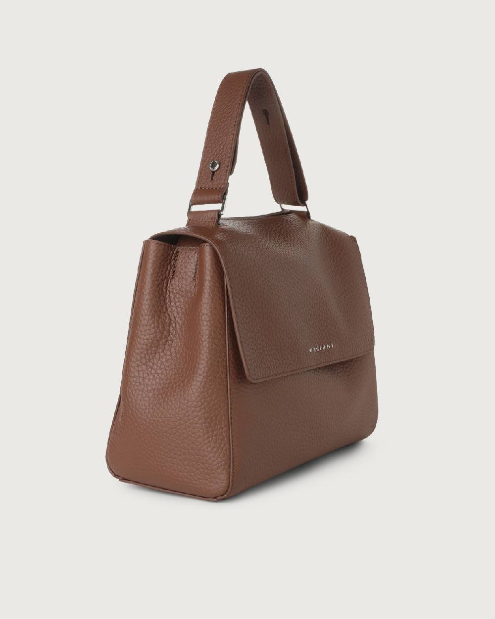 Orciani Borsa Sveva Soft Media a spalla in pelle con tracolla Offerta