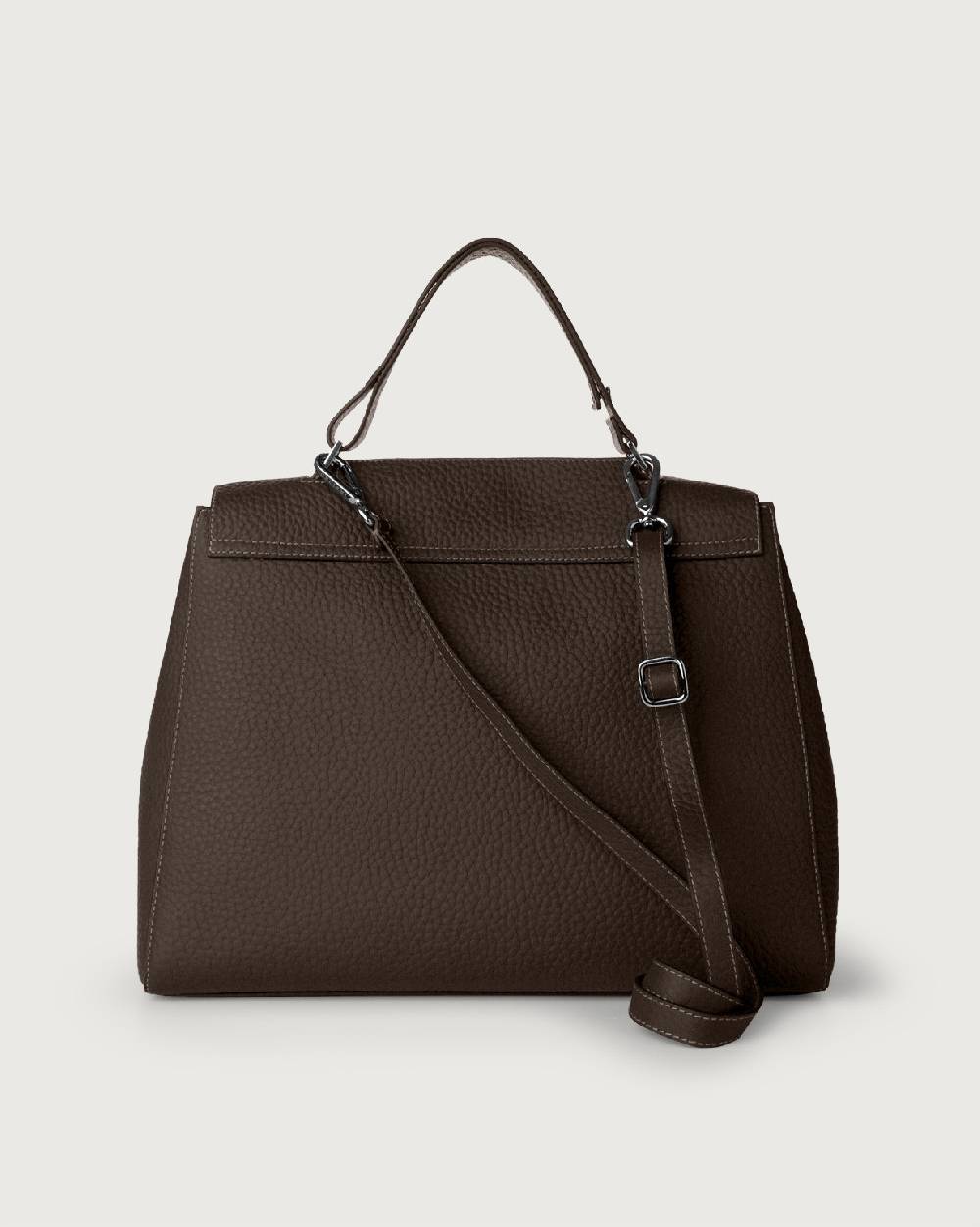 Orciani Borsa a spalla grande Sveva Soft in pelle con tracolla Outlet
