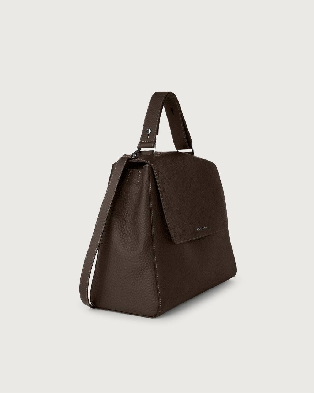 Orciani Borsa a spalla grande Sveva Soft in pelle con tracolla Outlet