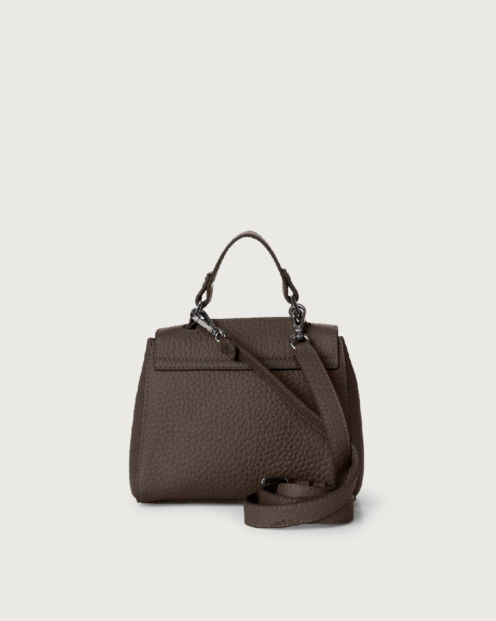 Orciani Borsa Sveva Soft Mini a mano in pelle con tracolla In Vendita