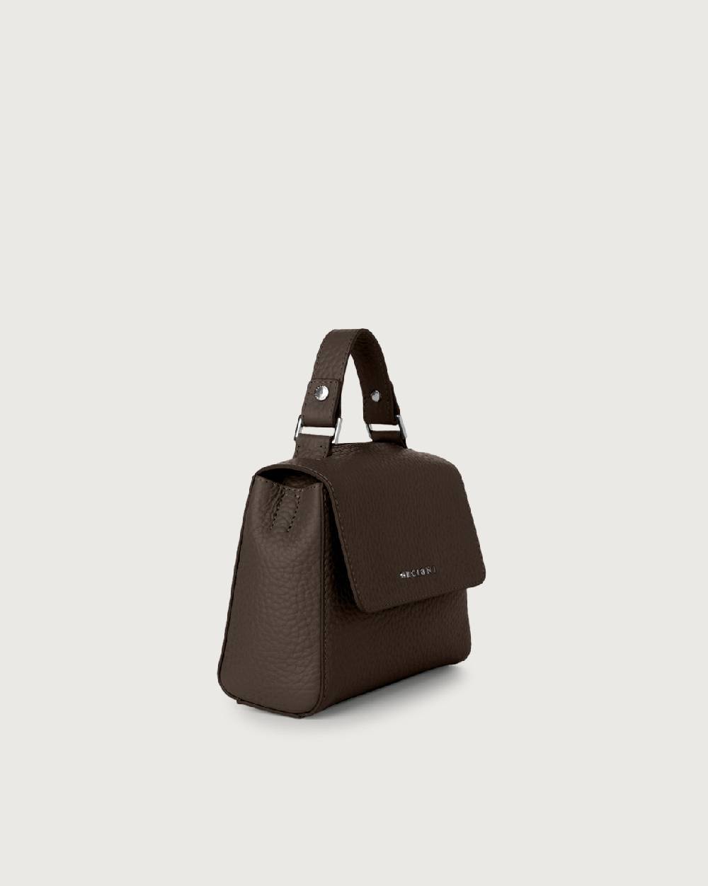 Orciani Borsa Sveva Soft Mini a mano in pelle con tracolla In Vendita