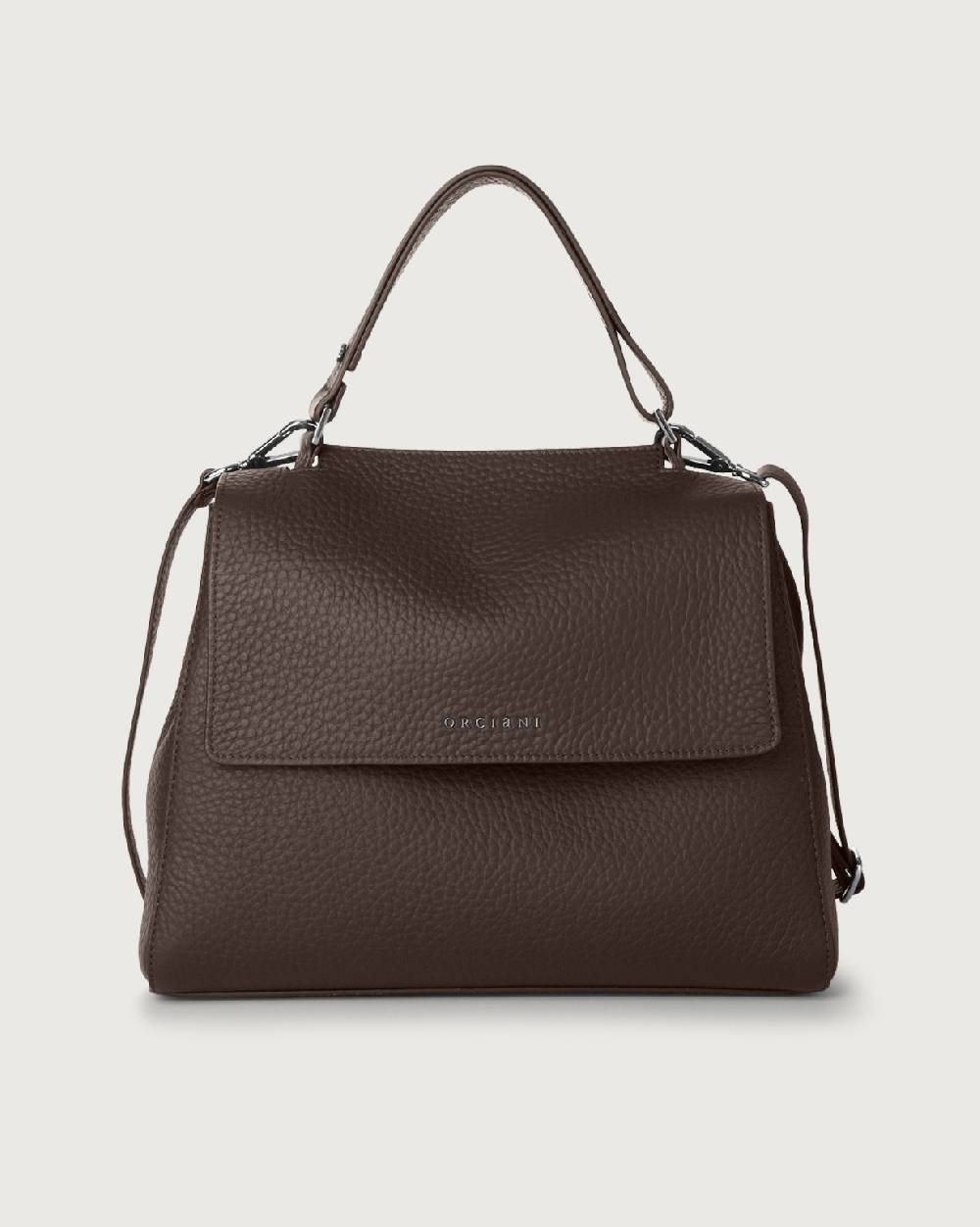 Orciani Borsa Sveva Soft Media a spalla in pelle con tracolla Hotsell