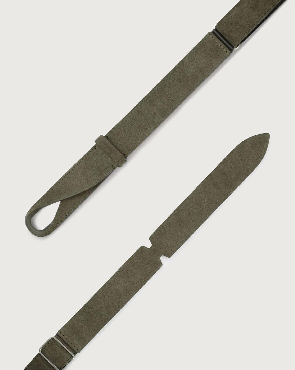 Orciani Cintura Nobuckle Suede in camoscio Negozio