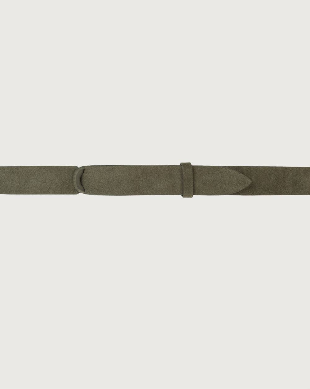 Orciani Cintura Nobuckle Suede in camoscio Negozio