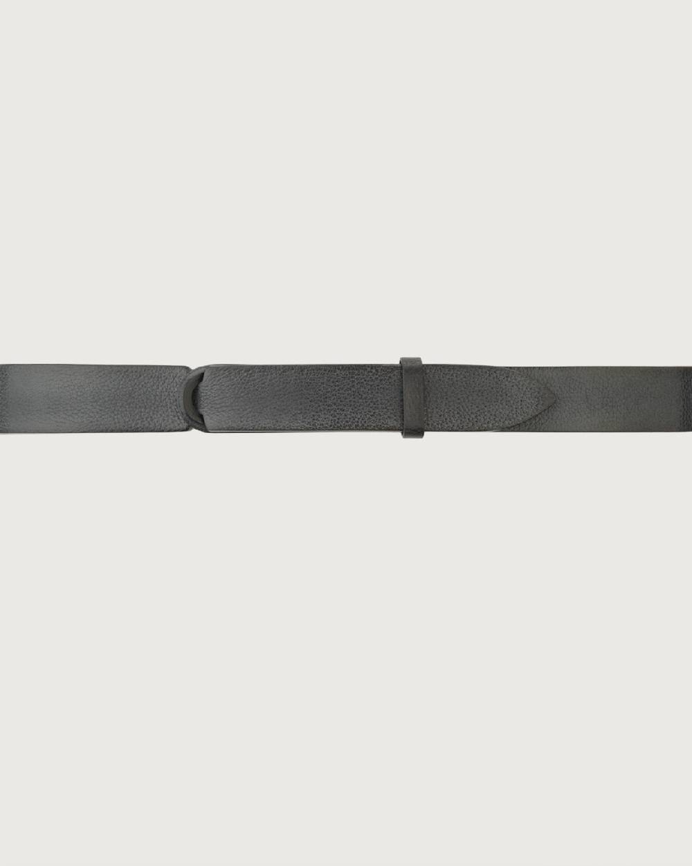 Orciani Cintura Nobuckle Chevrette in pelle Italia