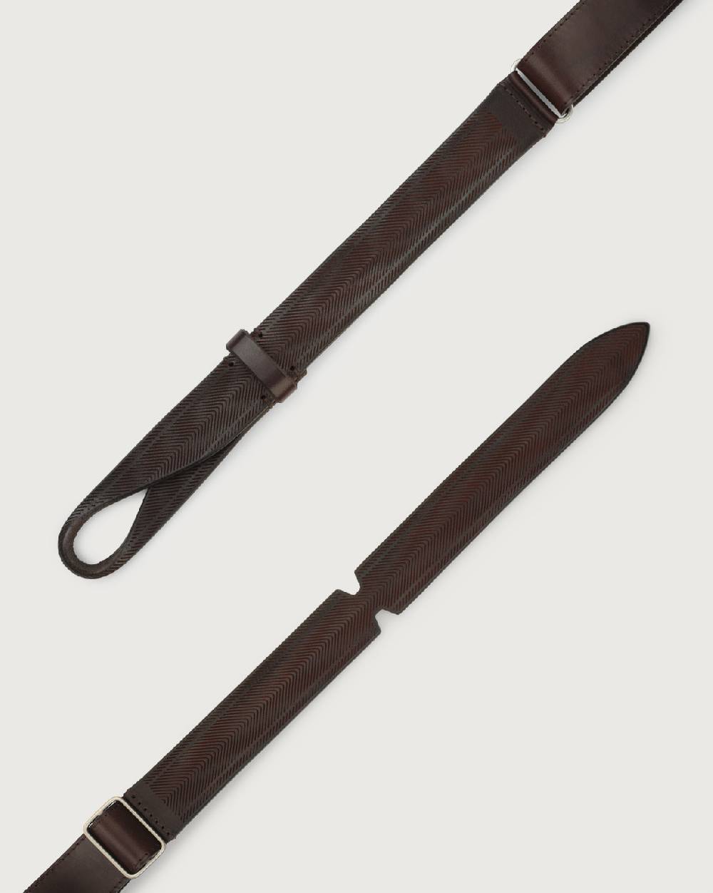 Orciani Cintura Nobuckle Bull Soft in suede Prezzo Ridotto