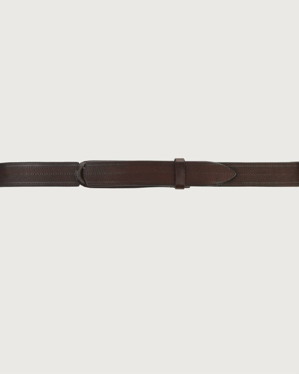 Orciani Cintura Nobuckle Bull Soft in suede Prezzo Ridotto