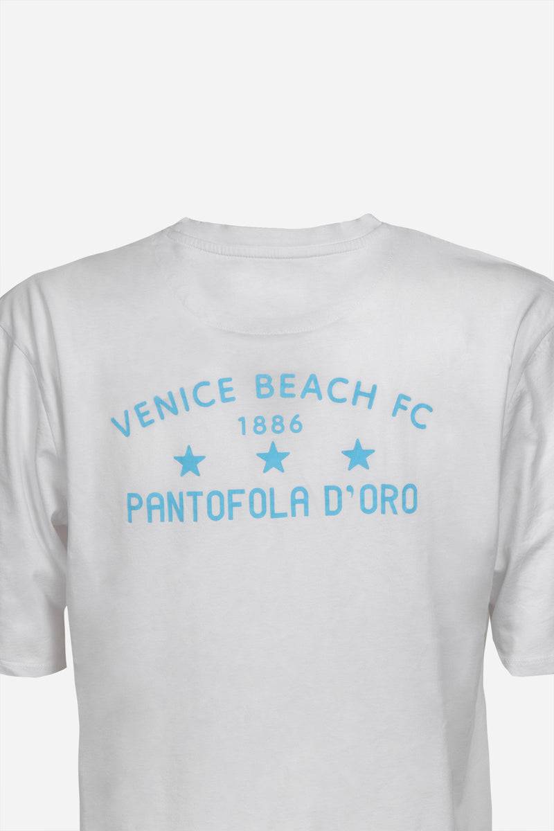 Pantofola Doro T-shirt con logo vintage PDO x Venice Beach FC Presa