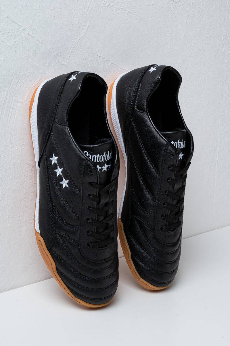 Pantofola Doro Scarpe da calcio Indoor in pelle Alloro Qualità