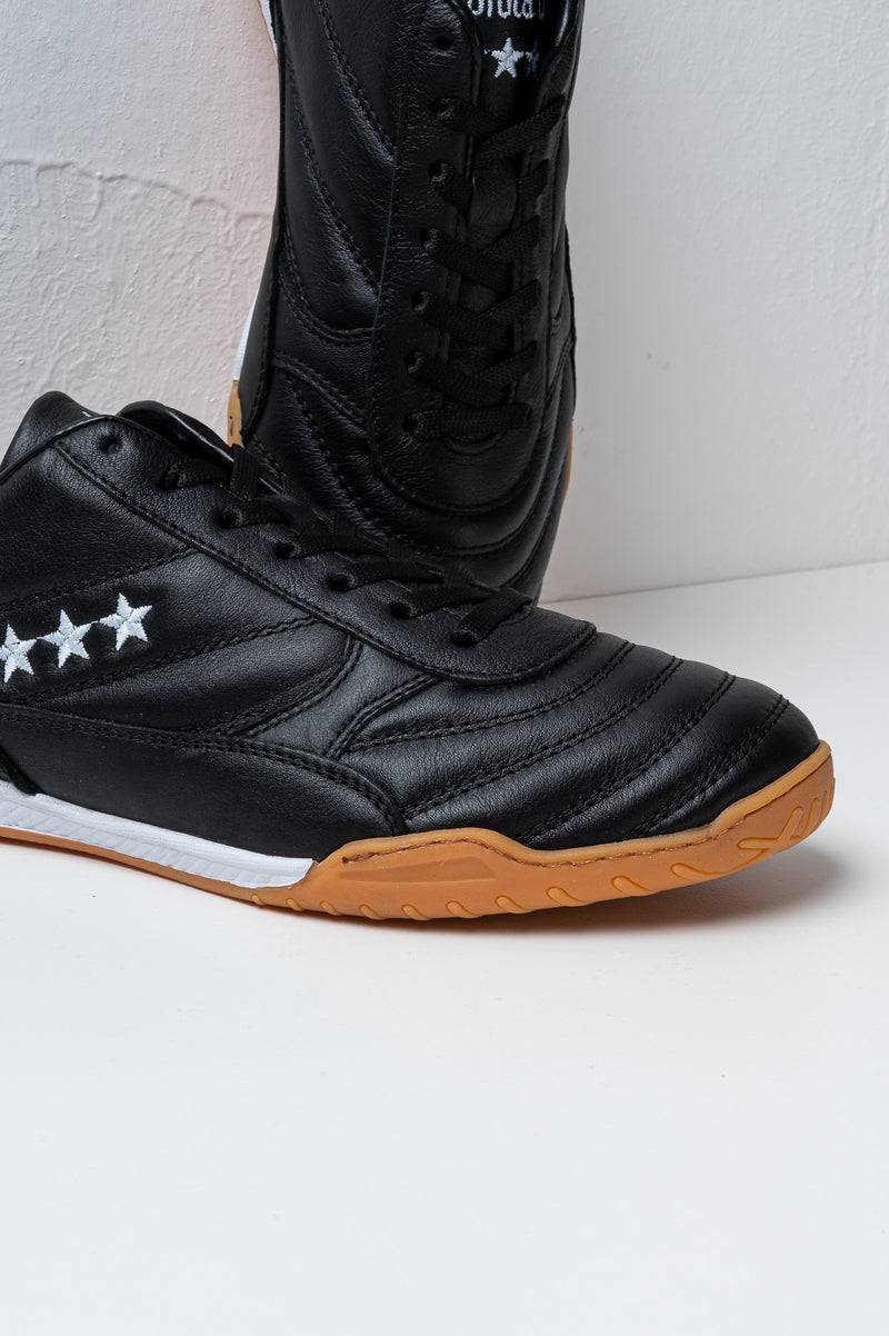 Pantofola Doro Scarpe da calcio Indoor in pelle Alloro Qualità
