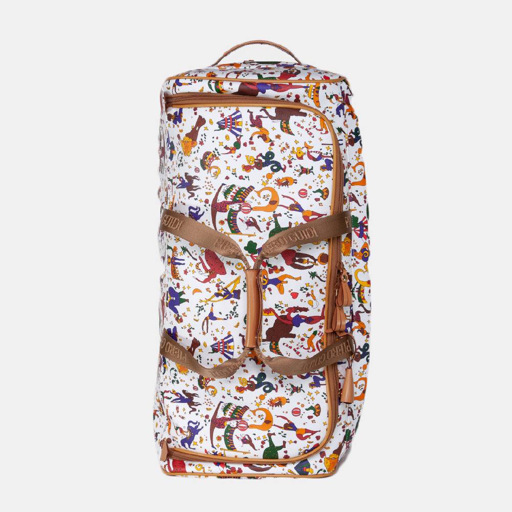 Piero Guidi PIERO GUIDI WHEELED DUFFLE BAG/TROLLEY SACCA DA VIAGGIO In Linea