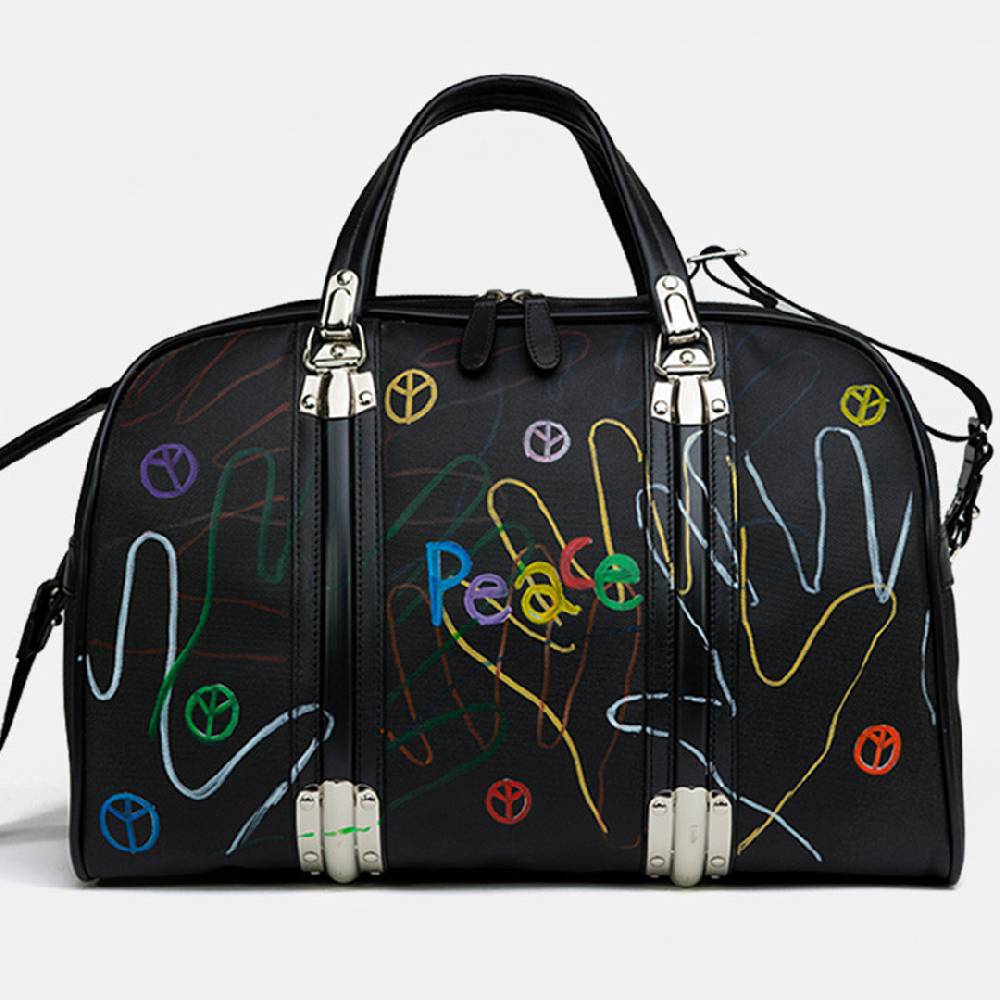 Piero Guidi LINEABOLD BOSTON BAG HAND PAINTED 130619966_01 Offerta