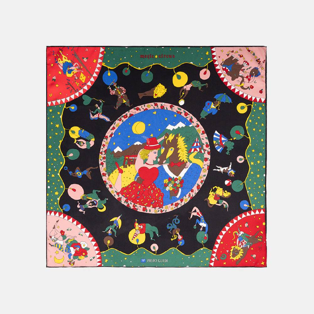 Piero Guidi PIERO GUIDI SILK BANDANA "Charlotte"/ BANDANA IN SETA "Charlotte" Vendita Calda