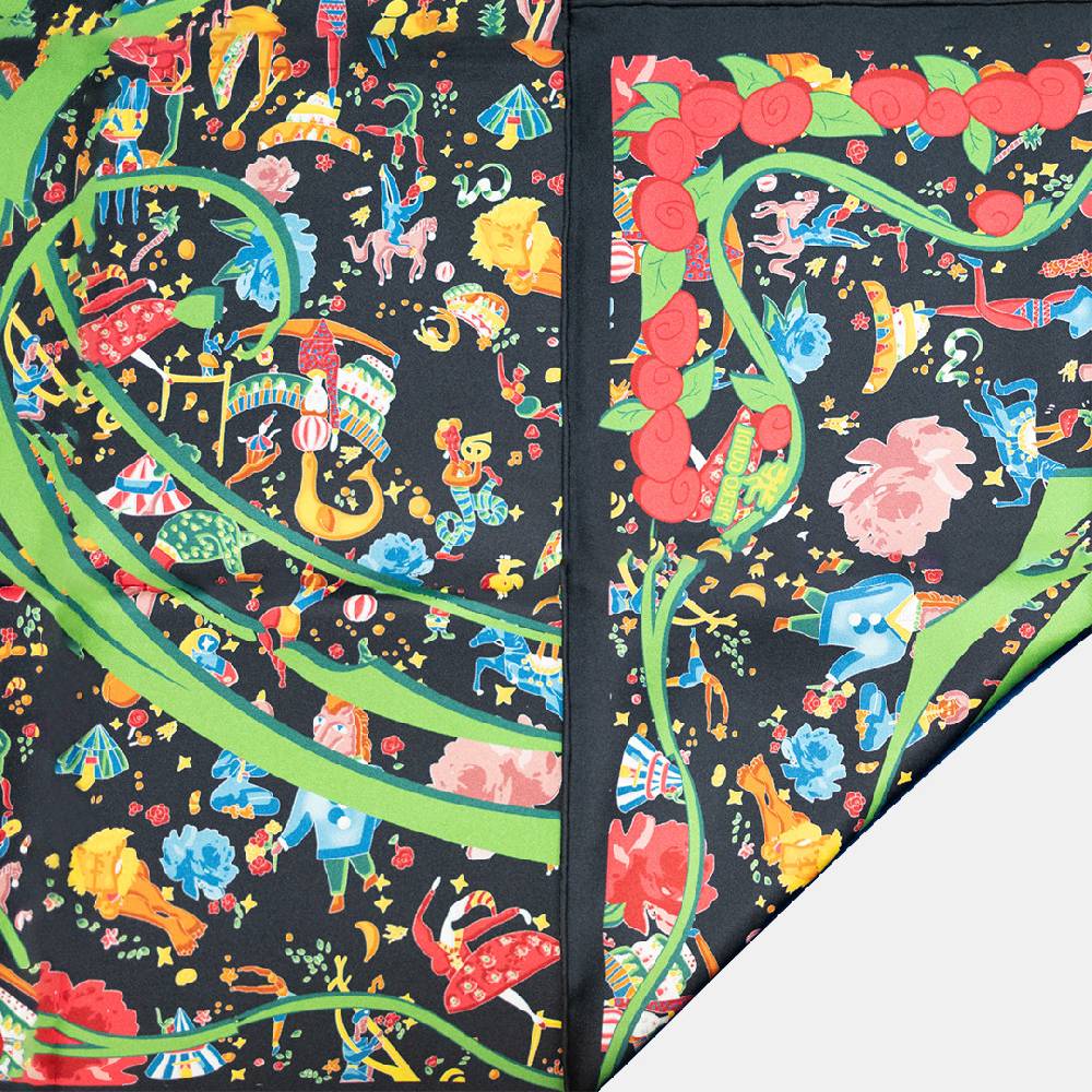 Piero Guidi PIERO GUIDI SILK SCARF "Flower"/ FOULARD IN SETA "Flower" Vendita Economica