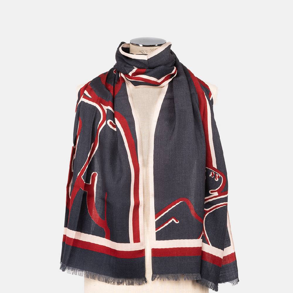 Piero Guidi PIERO GUIDI WOOL & SILK SCARF "I have an Angel"/ FOULARD IN LANA E SETA"I have an Angel" I Più Venduti
