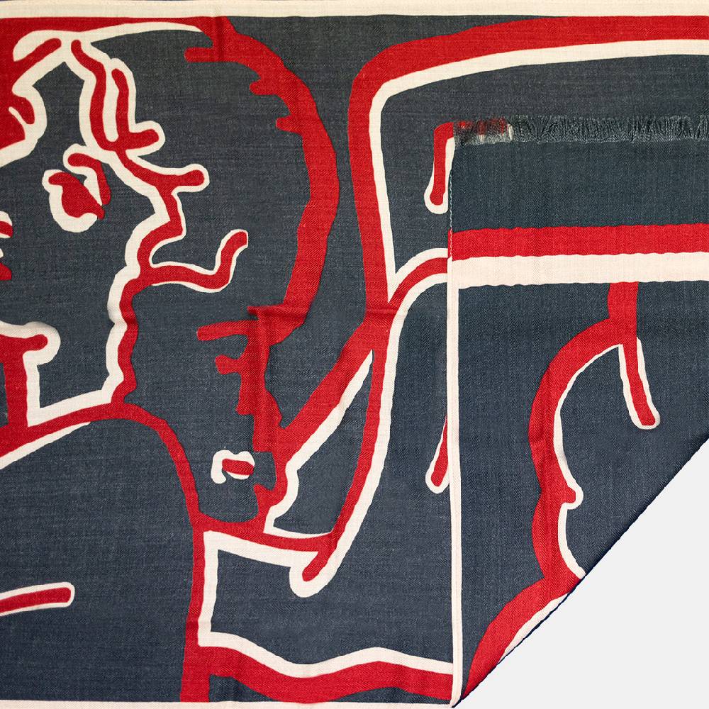 Piero Guidi PIERO GUIDI WOOL & SILK SCARF "I have an Angel"/ FOULARD IN LANA E SETA"I have an Angel" I Più Venduti