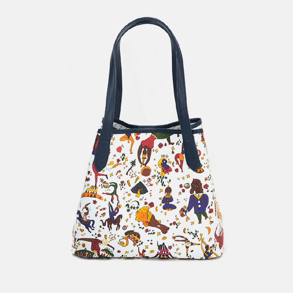 Piero Guidi PIERO GUIDI TOTE BAG/SHOPPING BAG "CIRCUS STAR" Prezzo Ridotto