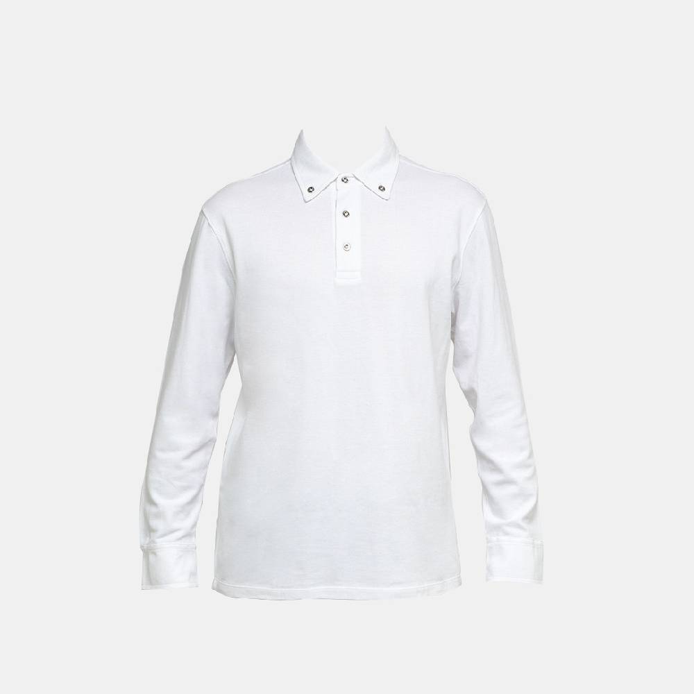 Piero Guidi LineaBold "Metal Botton" Polo Shirt Long Sleeve / Polo manica lunga Negozi Online