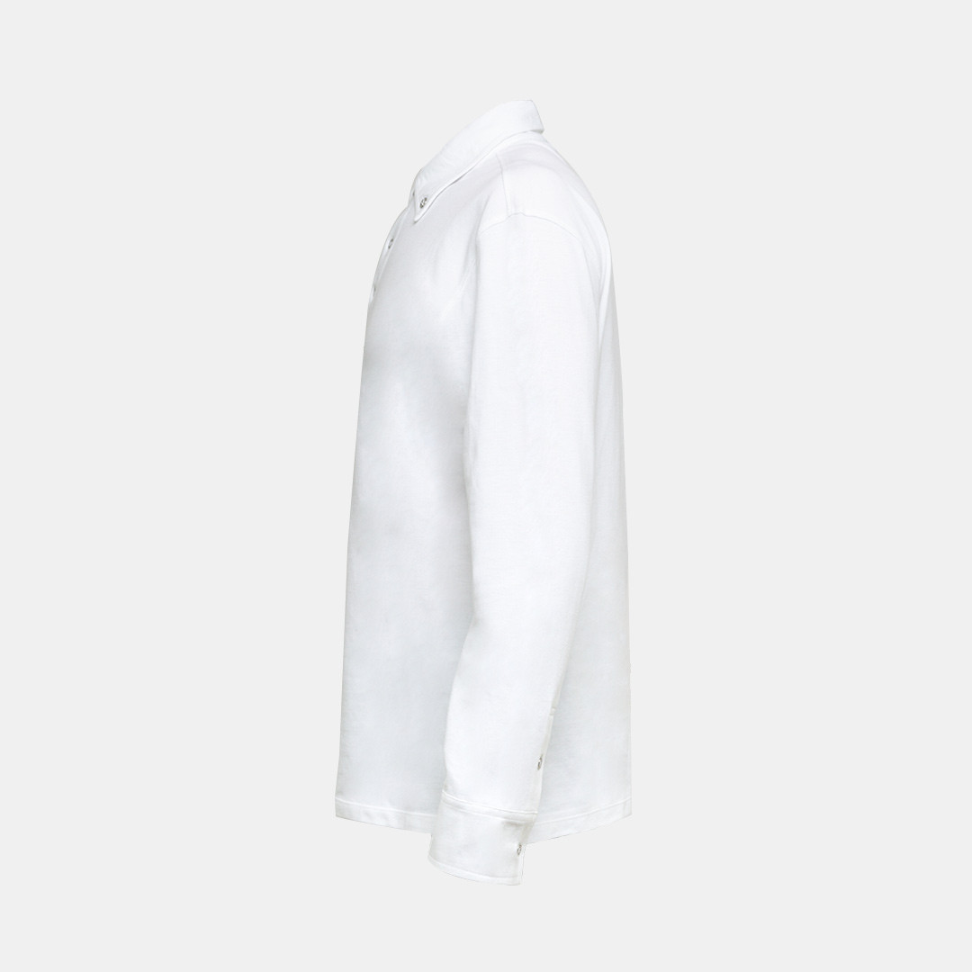 Piero Guidi LineaBold "Metal Botton" Polo Shirt Long Sleeve / Polo manica lunga Negozi Online