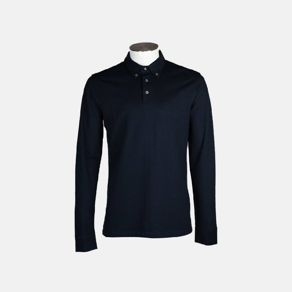 Piero Guidi LineaBold "Metal Botton" Polo Shirt Long Sleeve / Polo manica lunga Acquista Ora
