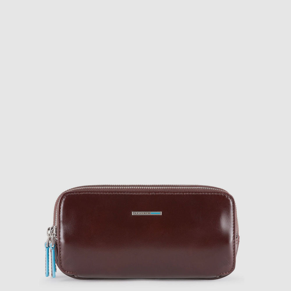 Piquadro Case with three dividers and removable wrist strap