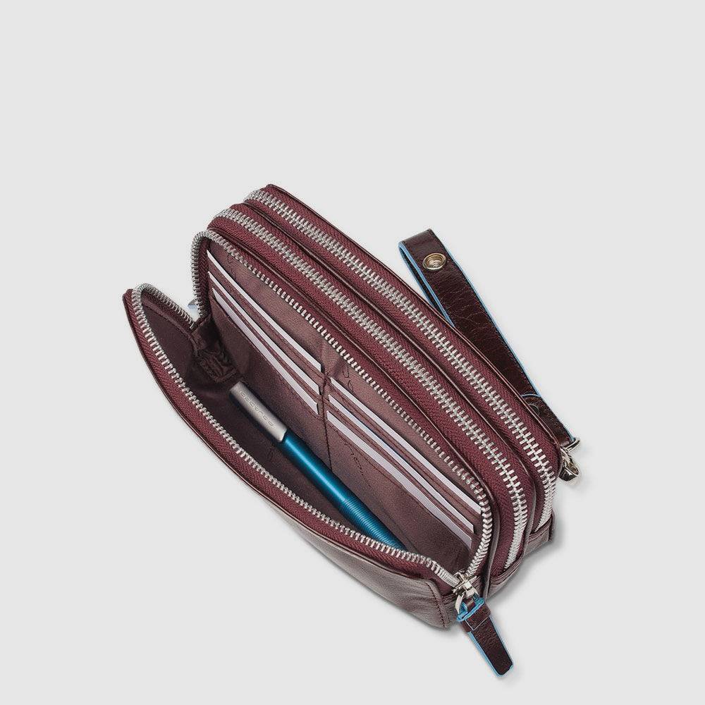 Piquadro Case with three dividers and removable wrist strap Sottocosto