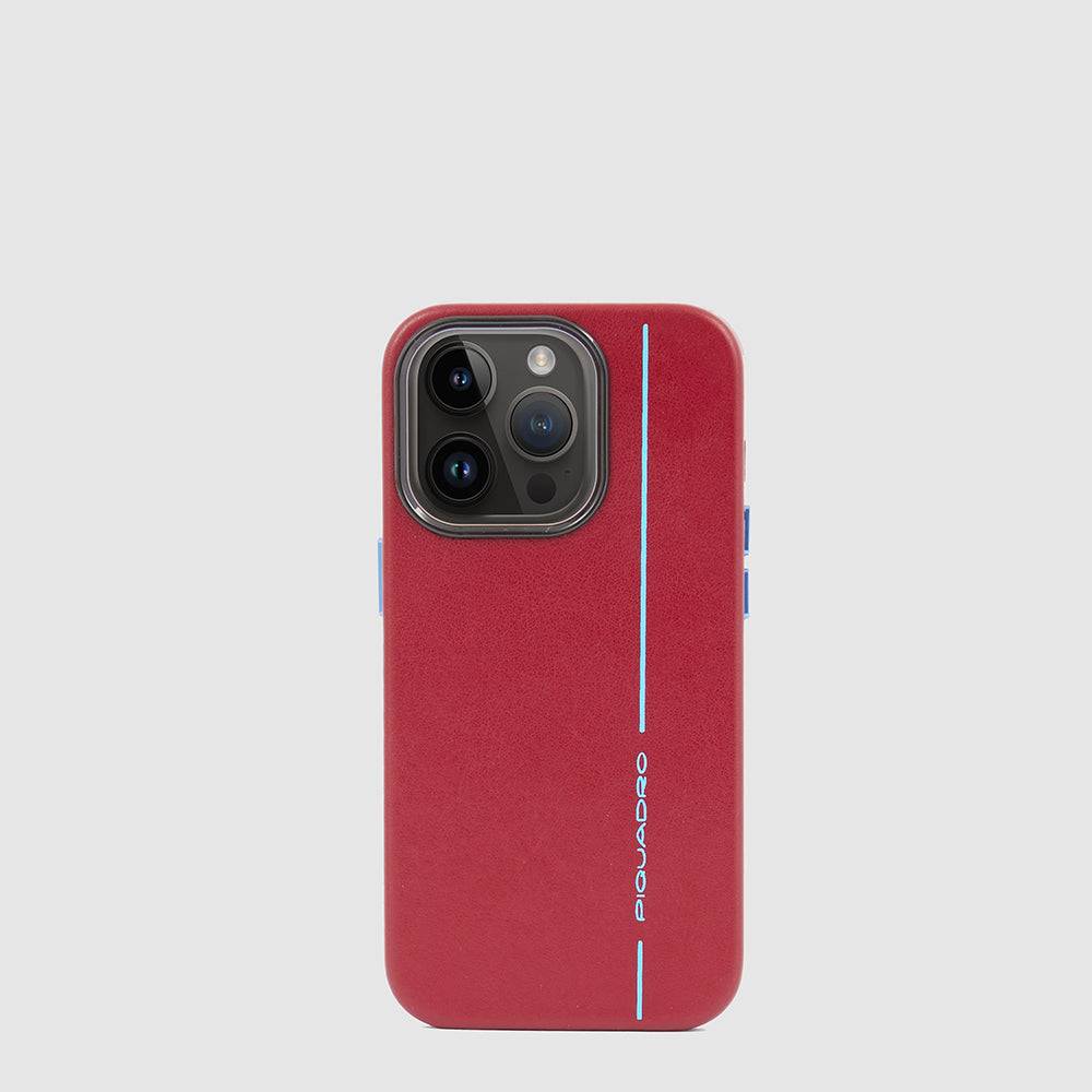 Piquadro Leather case for iPhone® 14 Pro with 6,1” display
