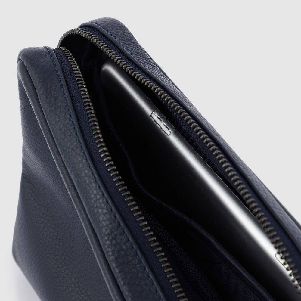 Piquadro iPad®mini clutch with removable wrist strap Outlet