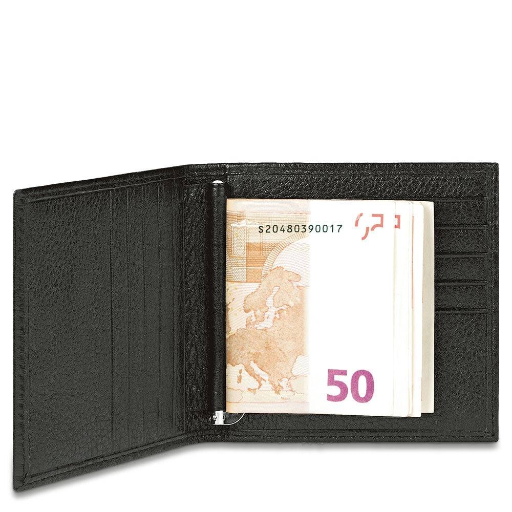 Piquadro Men’s wallet with money clip Saldi Di Fabbrica