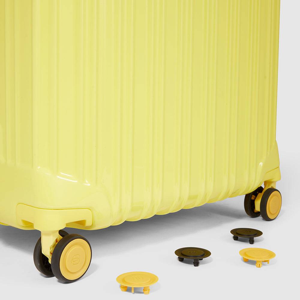 Piquadro Medium size, expandable hardside spinner Qualità Garantita