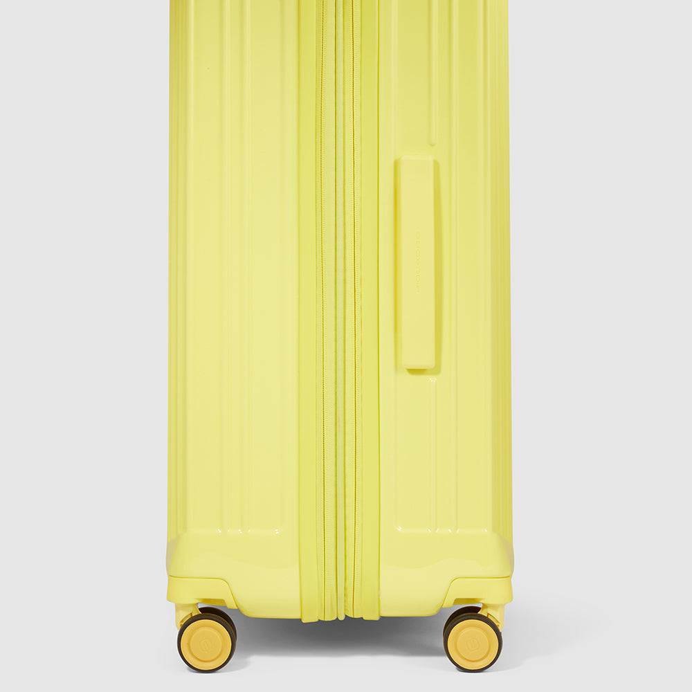 Piquadro Medium size, expandable hardside spinner Qualità Garantita