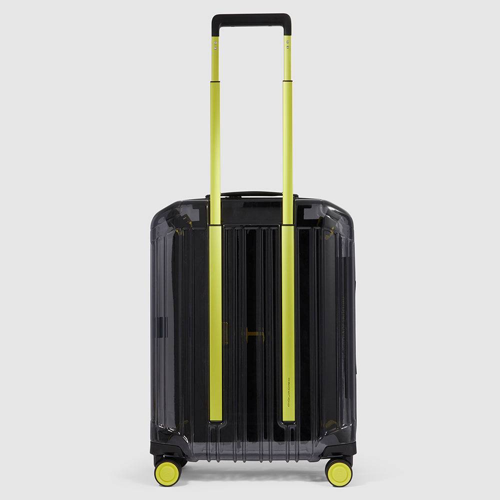 Piquadro Trasparent cabin size hardside spinner Consegna Veloce