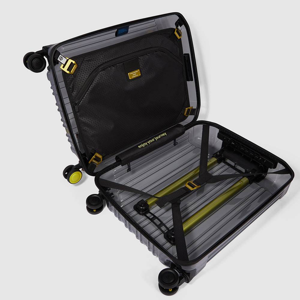 Piquadro Trasparent cabin size hardside spinner Consegna Veloce
