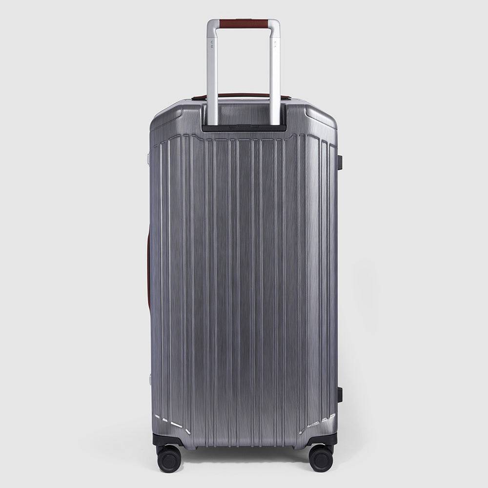 Piquadro Hardside spinner in trunk shape Presa