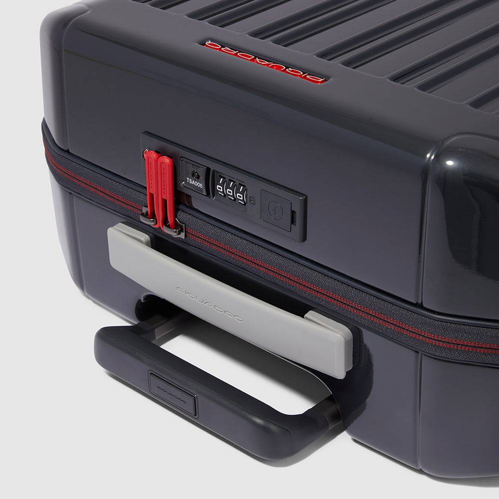 Piquadro Cabin size, ultra slim hardside spinner Sottocosto
