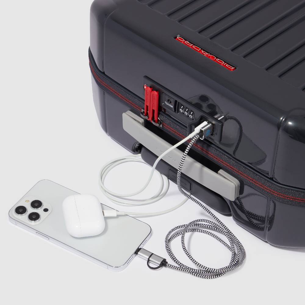 Piquadro Cabin size, ultra slim hardside spinner Sottocosto