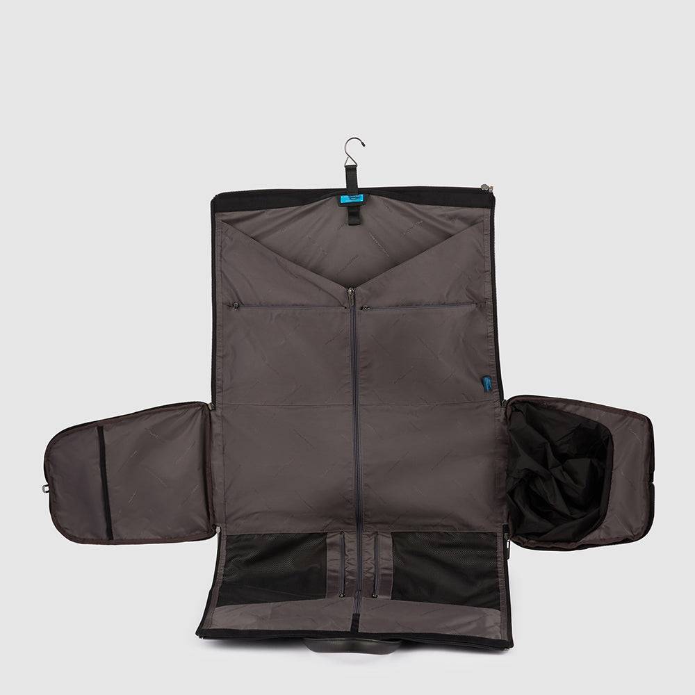 Piquadro Hanging garment duffel bag in recycled fabric Convenienza