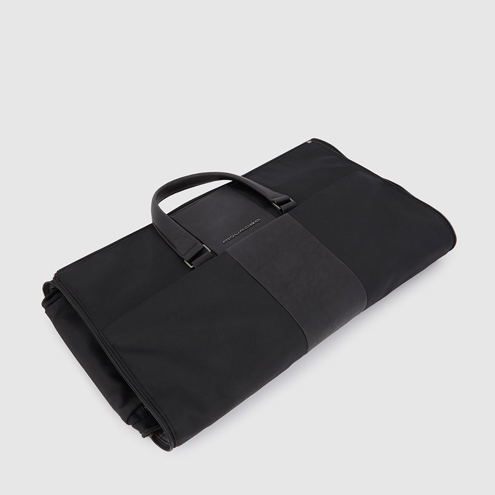 Piquadro Hanging garment duffel bag in recycled fabric Convenienza