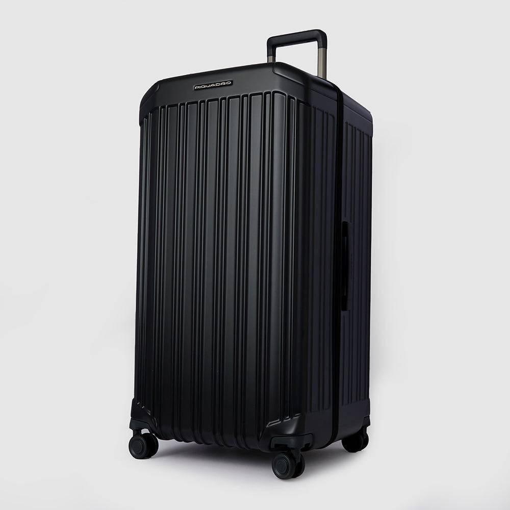 Piquadro Hardside spinner in trunk shape with TSA lock Presa
