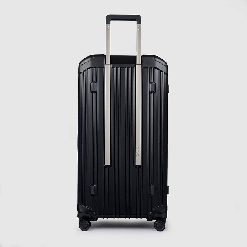 Piquadro Hardside spinner in trunk shape with TSA lock Presa