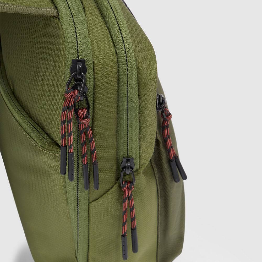 Piquadro Mono sling bag in recycled fabric Vendita Economica