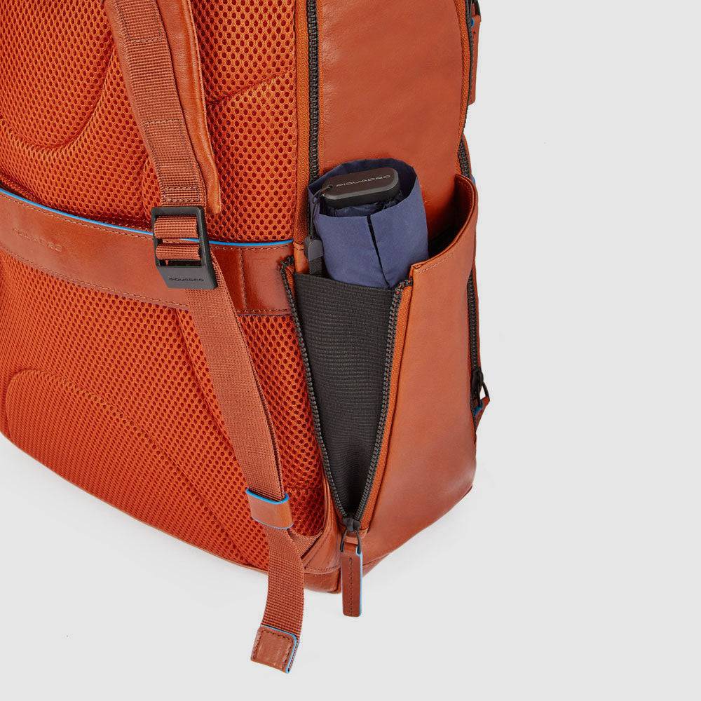Piquadro Computer backpack with bottle/umbrella pocket Soddisfazione Garantita