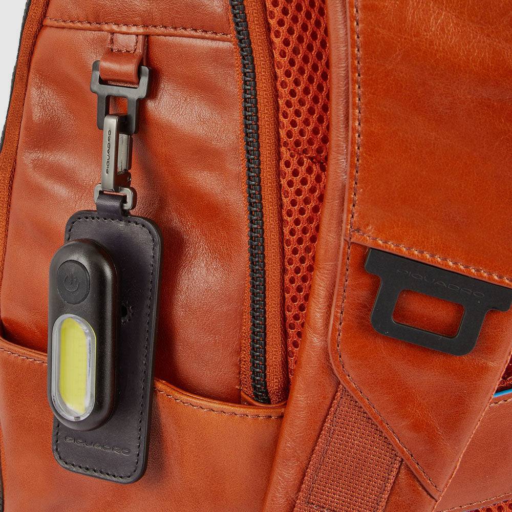 Piquadro Computer backpack with bottle/umbrella pocket Soddisfazione Garantita