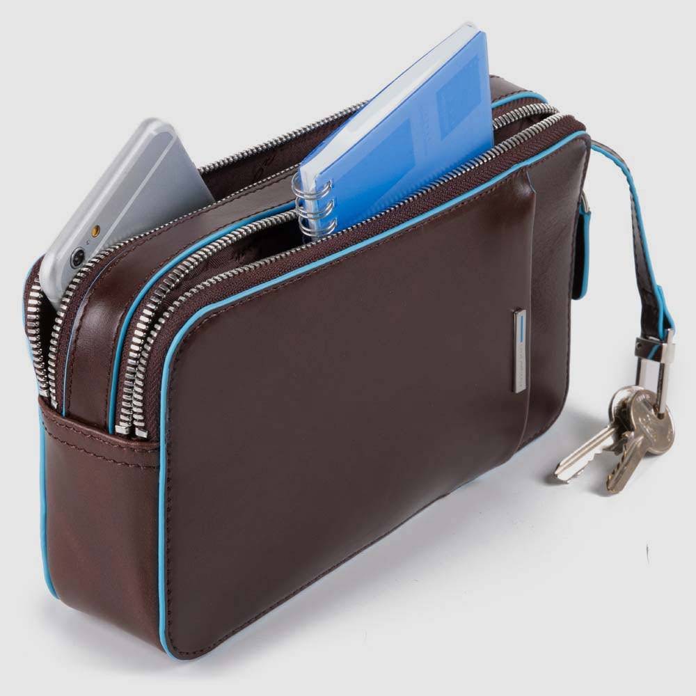 Piquadro Men’s wrist clutch bag with front slip pocket Online