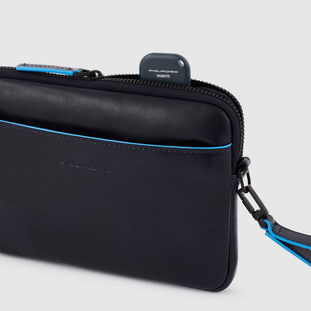 Piquadro Wrist clutch bag with credit card facility In Vendita